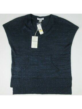 Tommy Bahama NWT Women's Black Solana Sequin Sweater, Size Medium